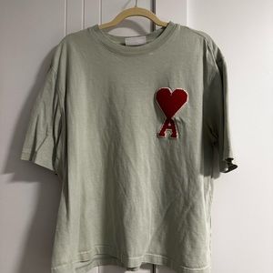 AMI Paris Shirt with Oversized Heart